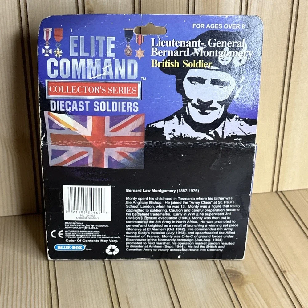 Vintage Blue Box Elite Command Biecast Soldiers British Soldier Collector Series